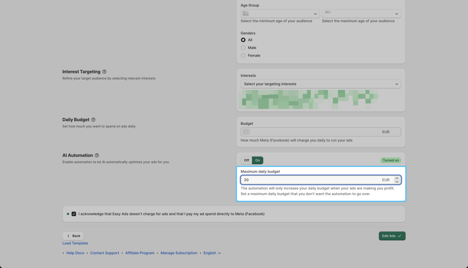 AI Automation Budget