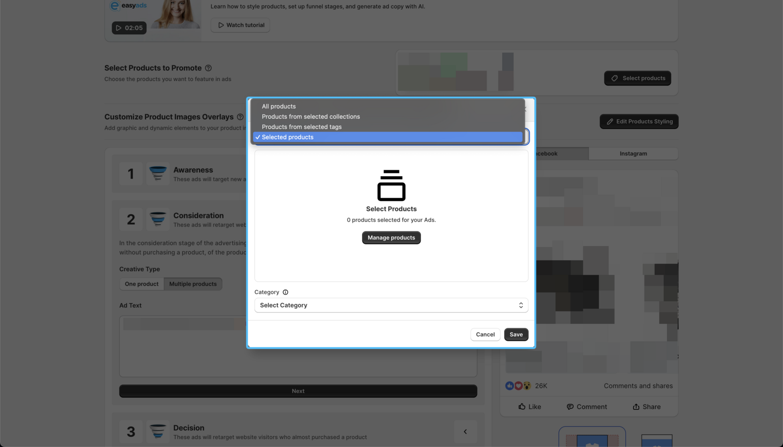 Promote Products Option